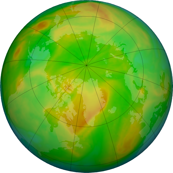 Arctic ozone map for 26 May 2016